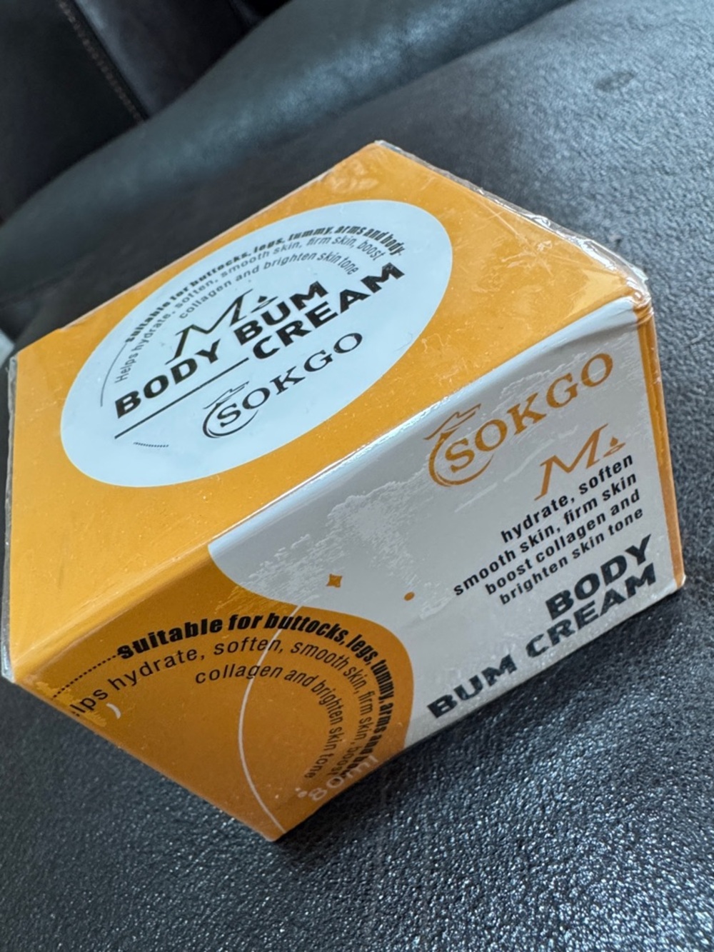 M2 Bum Body Cream – Hydrating Orange Moisturizer